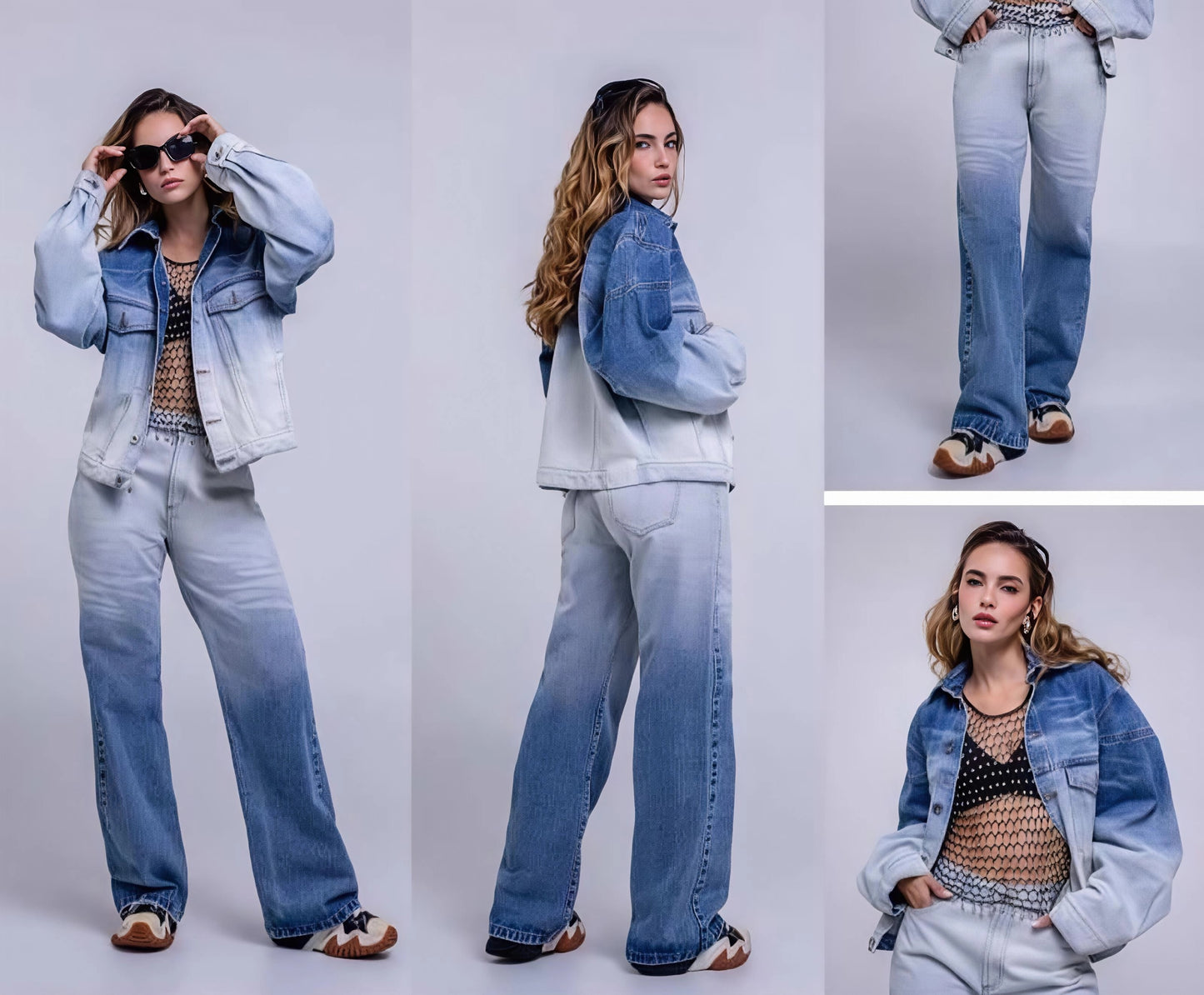 Conjunto Chaqueta + Pantalón Mezclilla - Ultra Premium