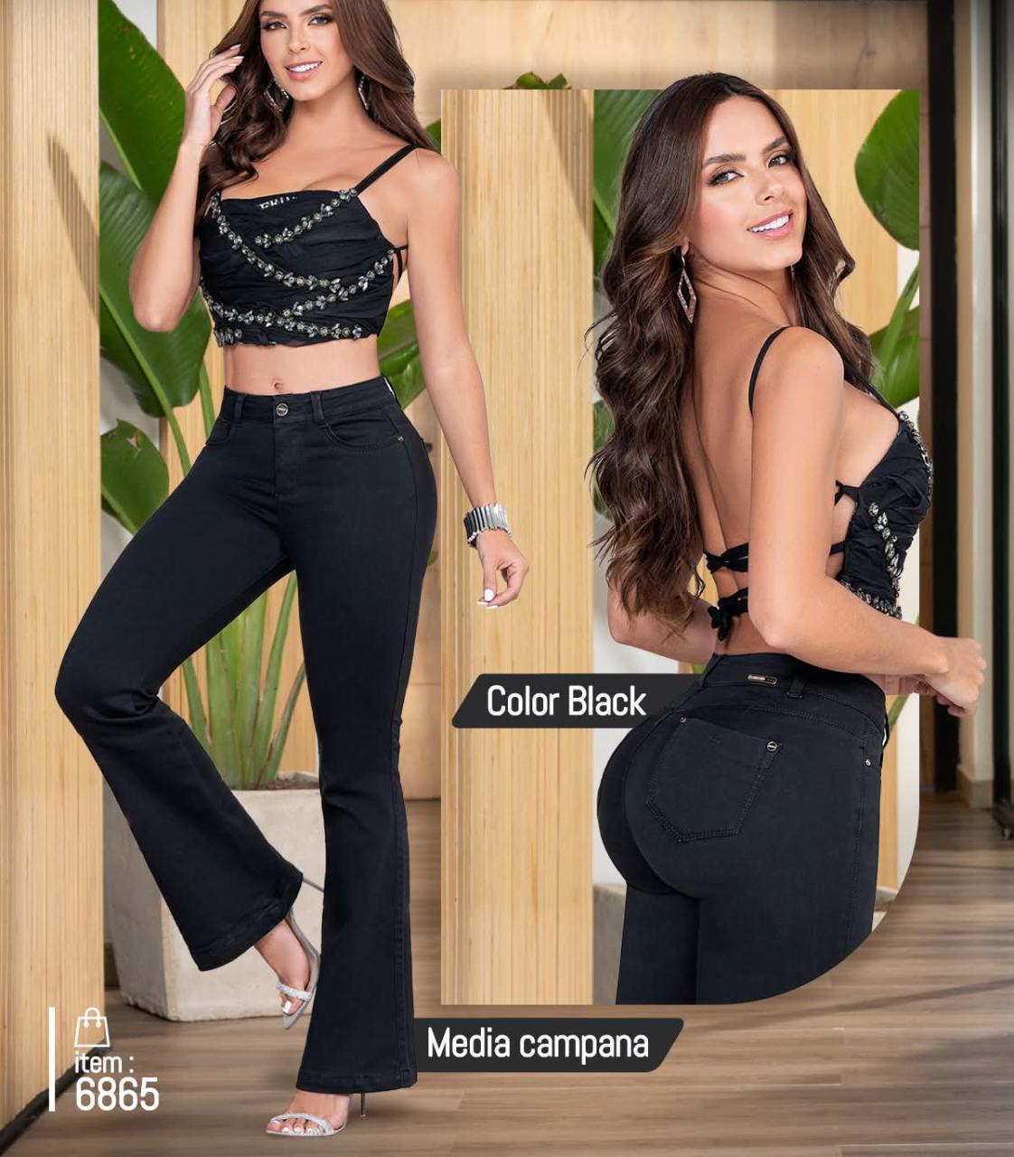 Jeans de Mezclilla - Acabado Premium - Corte Corazón - Denim Premium