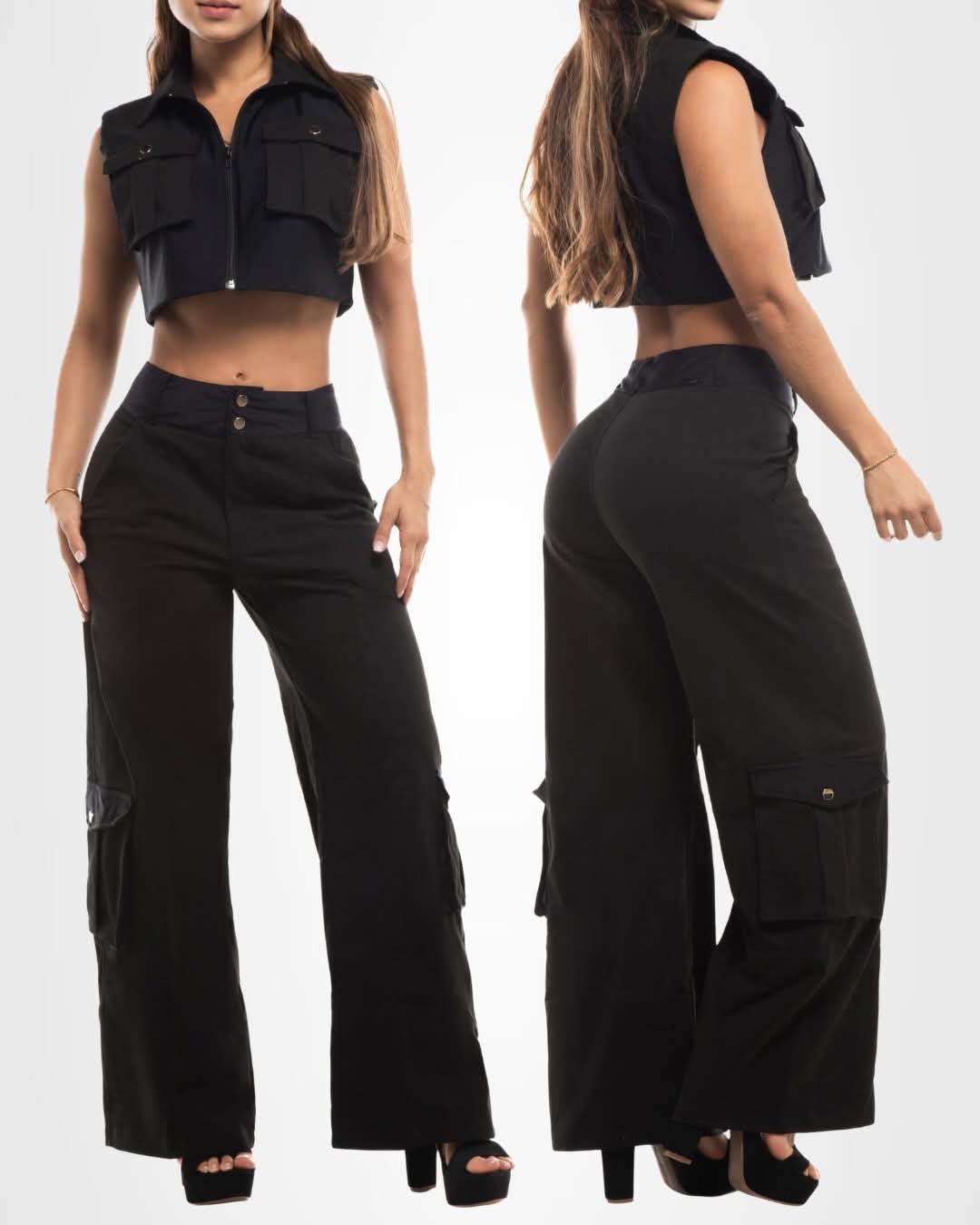 Conjunto Cargo Tela 2 Piezas