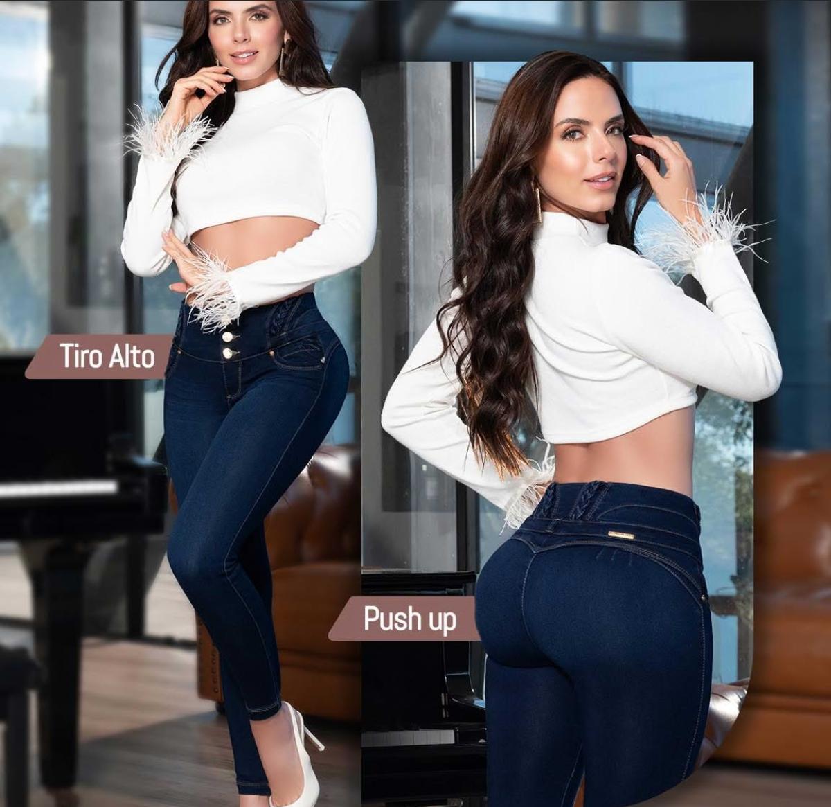 Jeans de Mezclilla - Confección Premium corte corazón - Denim Premium