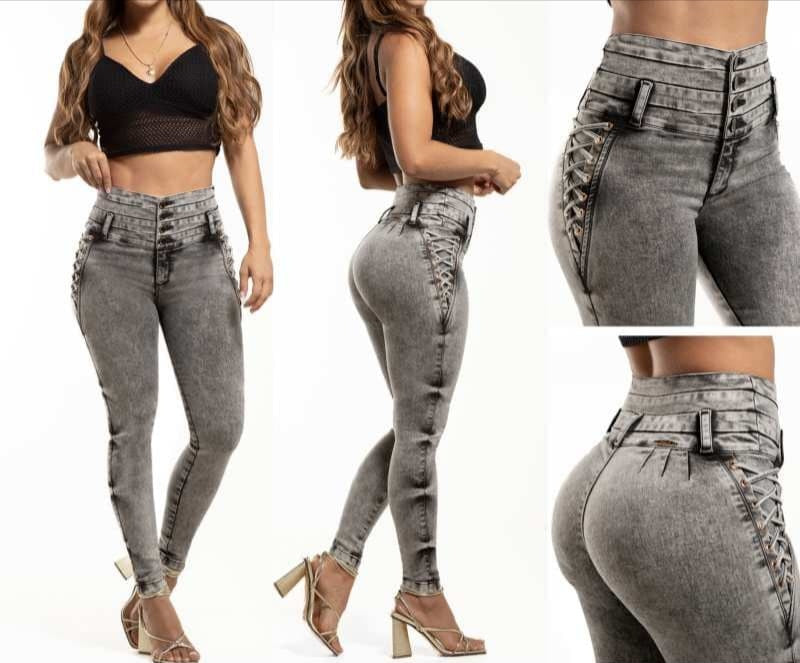 Jean Ultra Premium Bordado con acabado de Lujo.