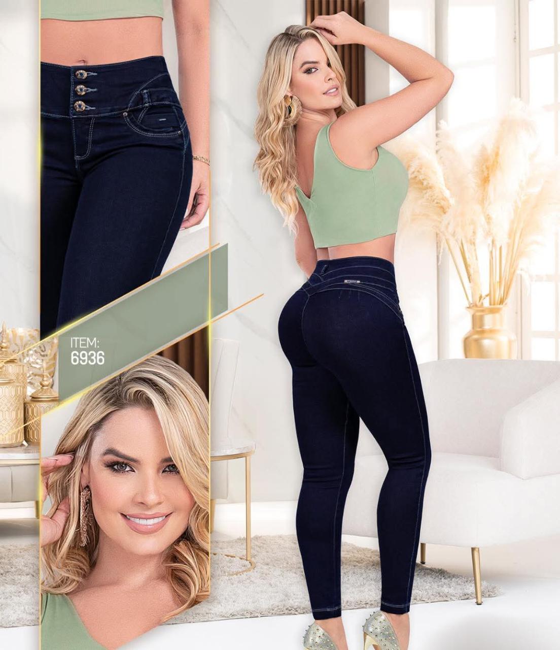 Jeans de Mezclilla - Confección Premium corte corazón - Denim Premium