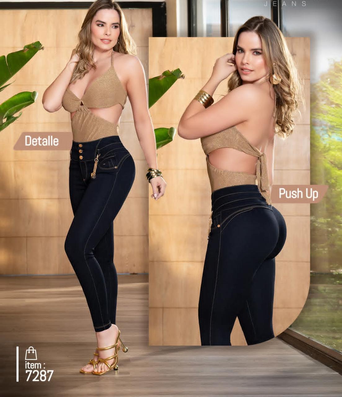 Jeans de Mezclilla - Confección Premium corte corazón - Denim Premium