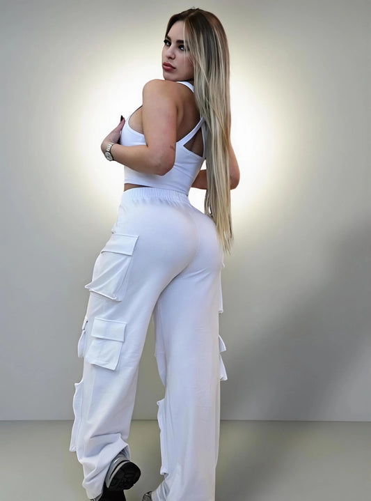 Pantalón Cargo Tela