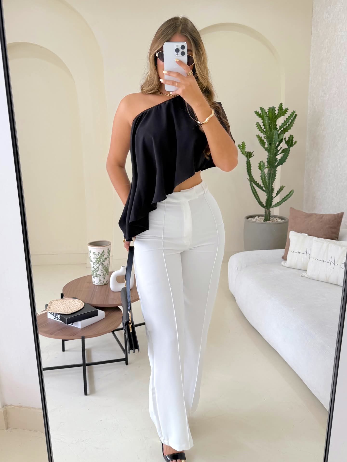 Combo Pantalón + Blusa + Cartera/Bolso 👜 + Bisuteria - Acabado de Lujo - Denim Premium