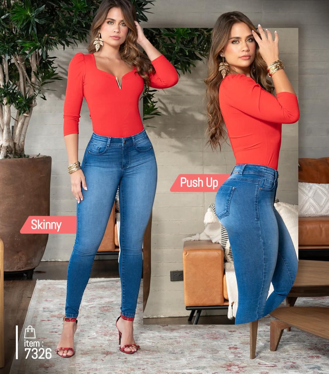Jeans de Mezclilla - Confección Premium corte corazón - Denim Premium