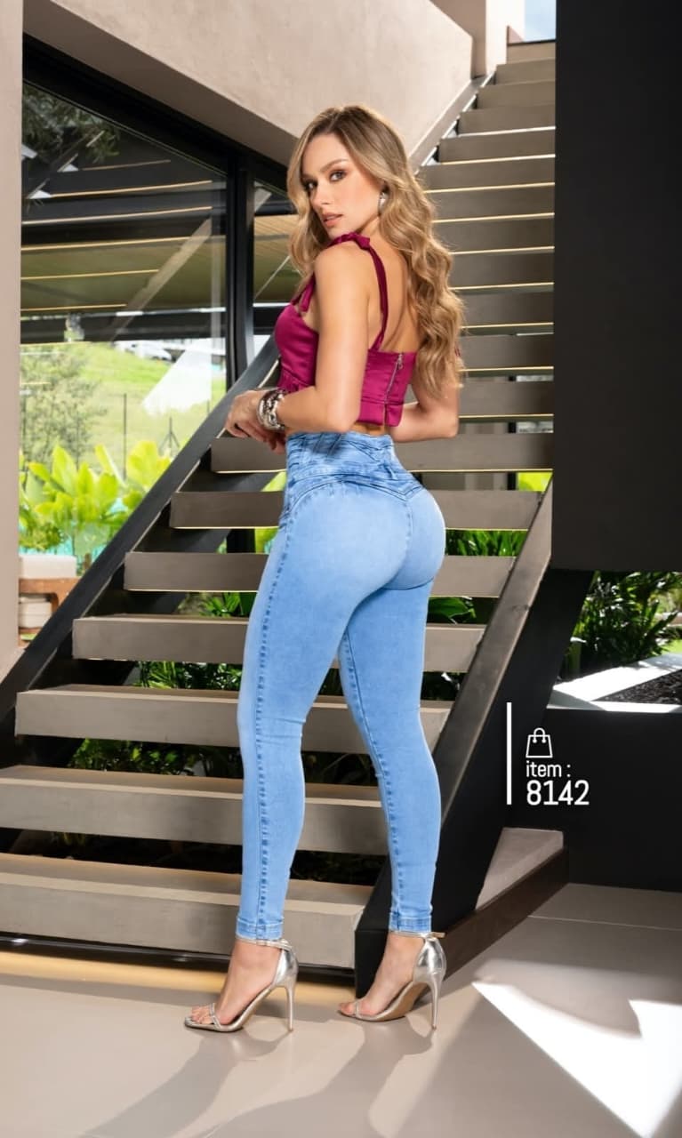 Jeans de Mezclilla - Confección Premium corte corazón - Denim Premium