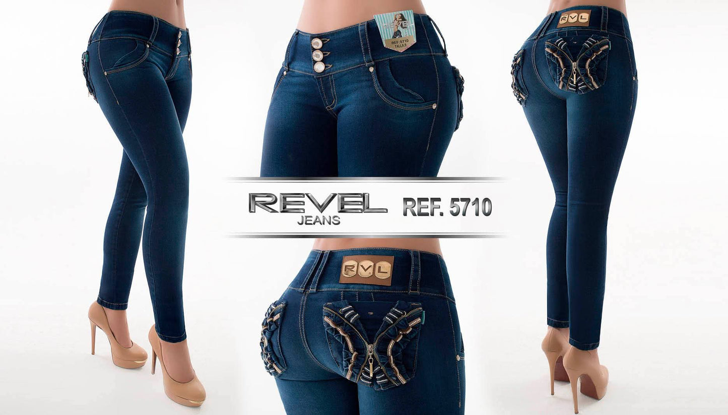 Jean Ultra Premium Bordado y Pedrería.