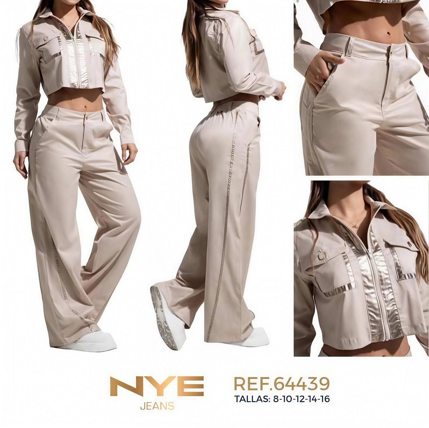 Conjunto Chaqueta + Pantalón Mezclilla - Ultra Premium