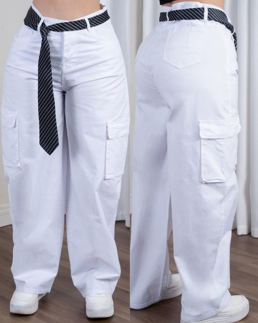 Pantalón Cargo Tela