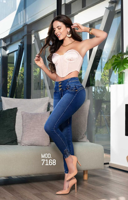 Jeans de Mezclilla - Confección Premium corte corazón - Denim Premium