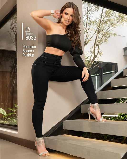 Jeans de Mezclilla - Acabado Premium - Corte Corazón - Denim Premium