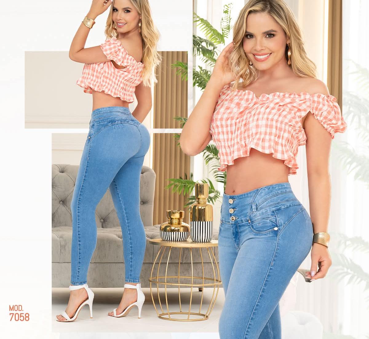 Jeans de Mezclilla - Confección Premium corte corazón - Denim Premium