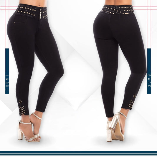 Jean Ultra Premium Bordado con acabado de Lujo.
