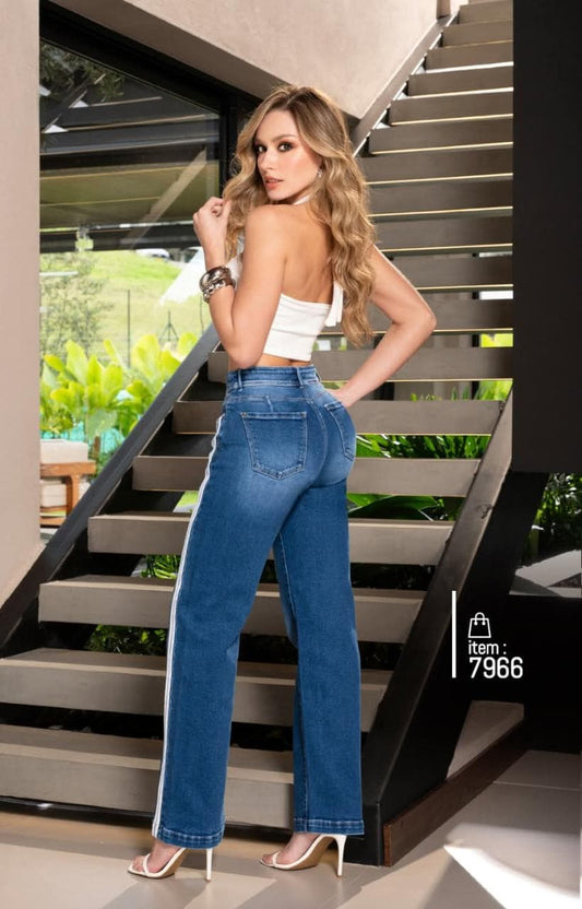 Jeans de Mezclilla - Confección Premium corte corazón - Denim Premium