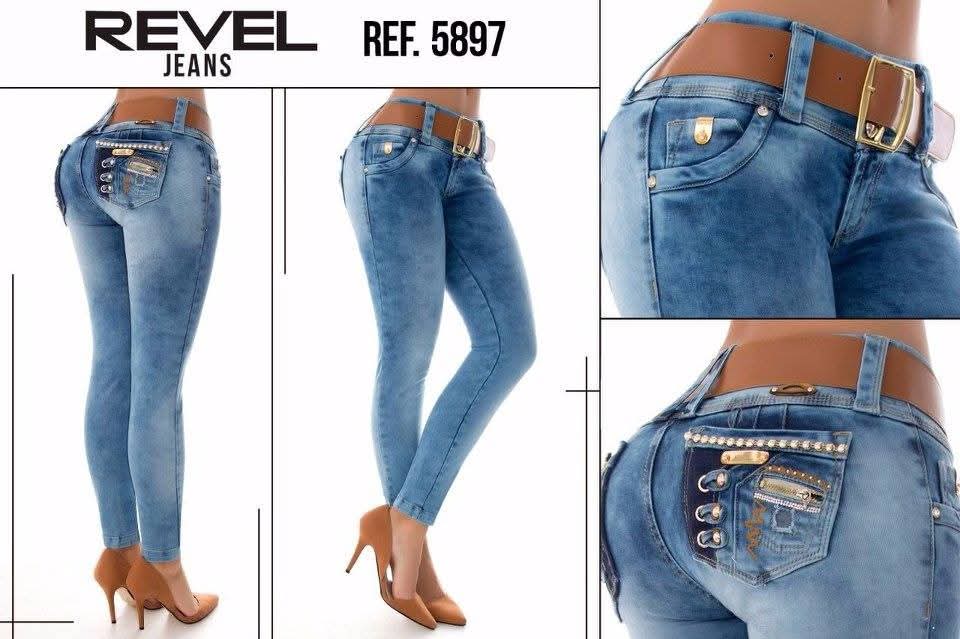 Jean Ultra Premium Bordado y Pedrería, con acabado de Lujo.