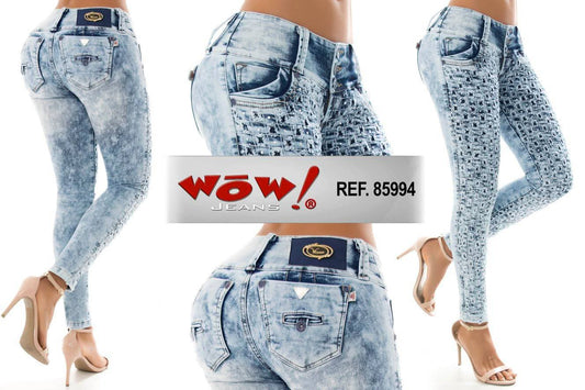 Jean Ultra Premium Bordado y Pedrería.