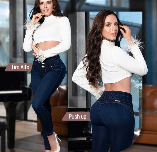 Jeans de Mezclilla - Confección Premium corte corazón - Denim Premium