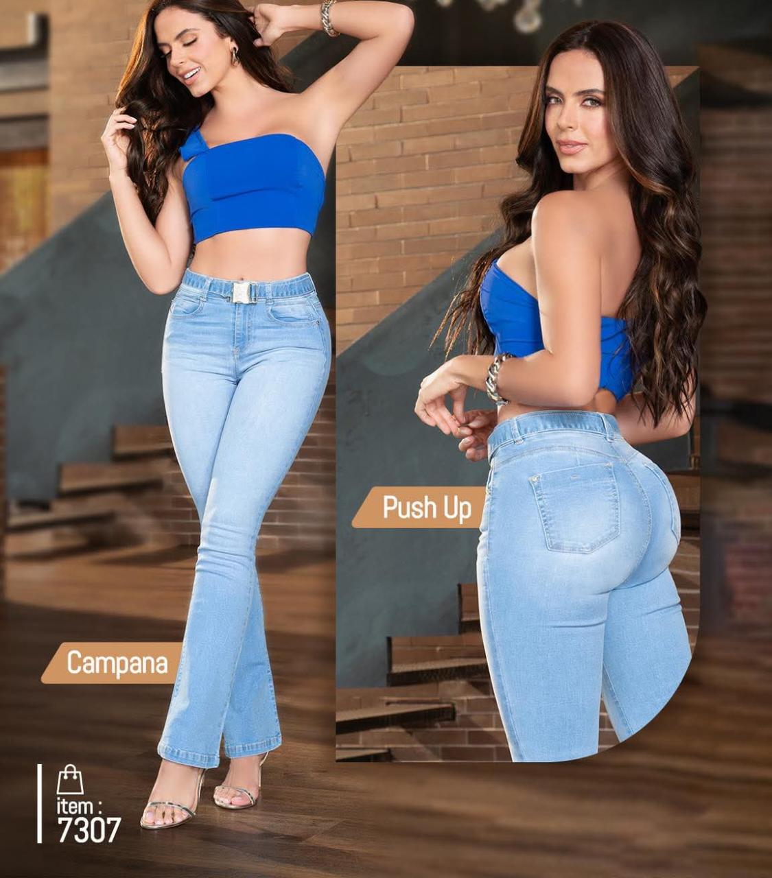 Jeans de Mezclilla - Confección Premium corte corazón - Denim Premium