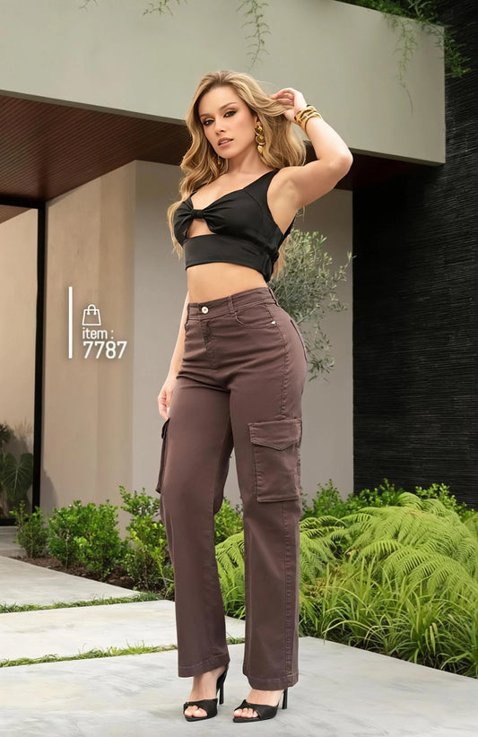 Pantalón Cargo Tela