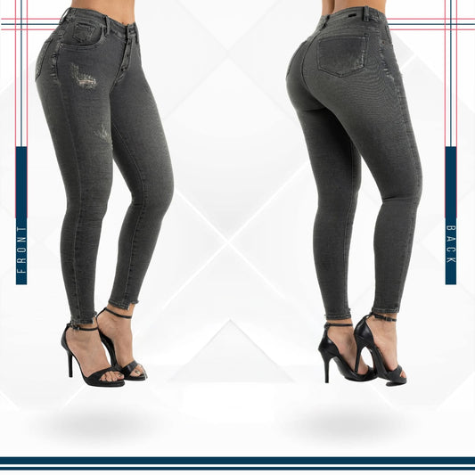 Jean Ultra Premium Bordado con acabado de Lujo.