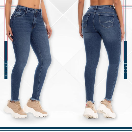 Jean Ultra Premium Bordado, con acabado de Lujo.