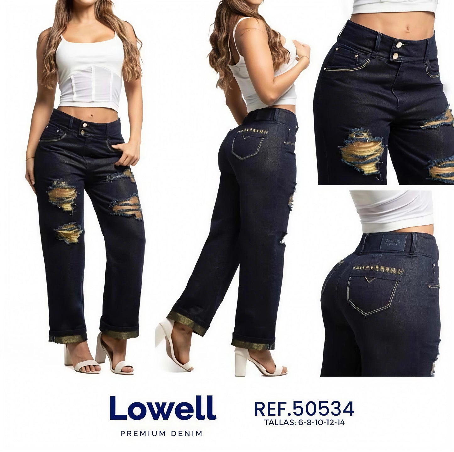 Pantalón Mezclilla. Acabado de Lujo - Ultra Premium