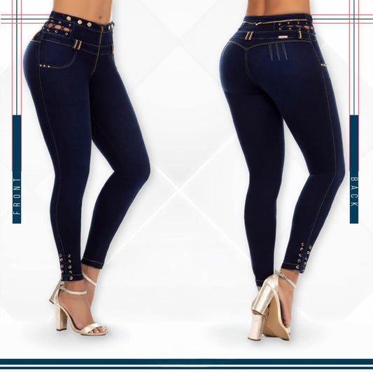 Jean Ultra Premium Bordado, con acabado de Lujo.