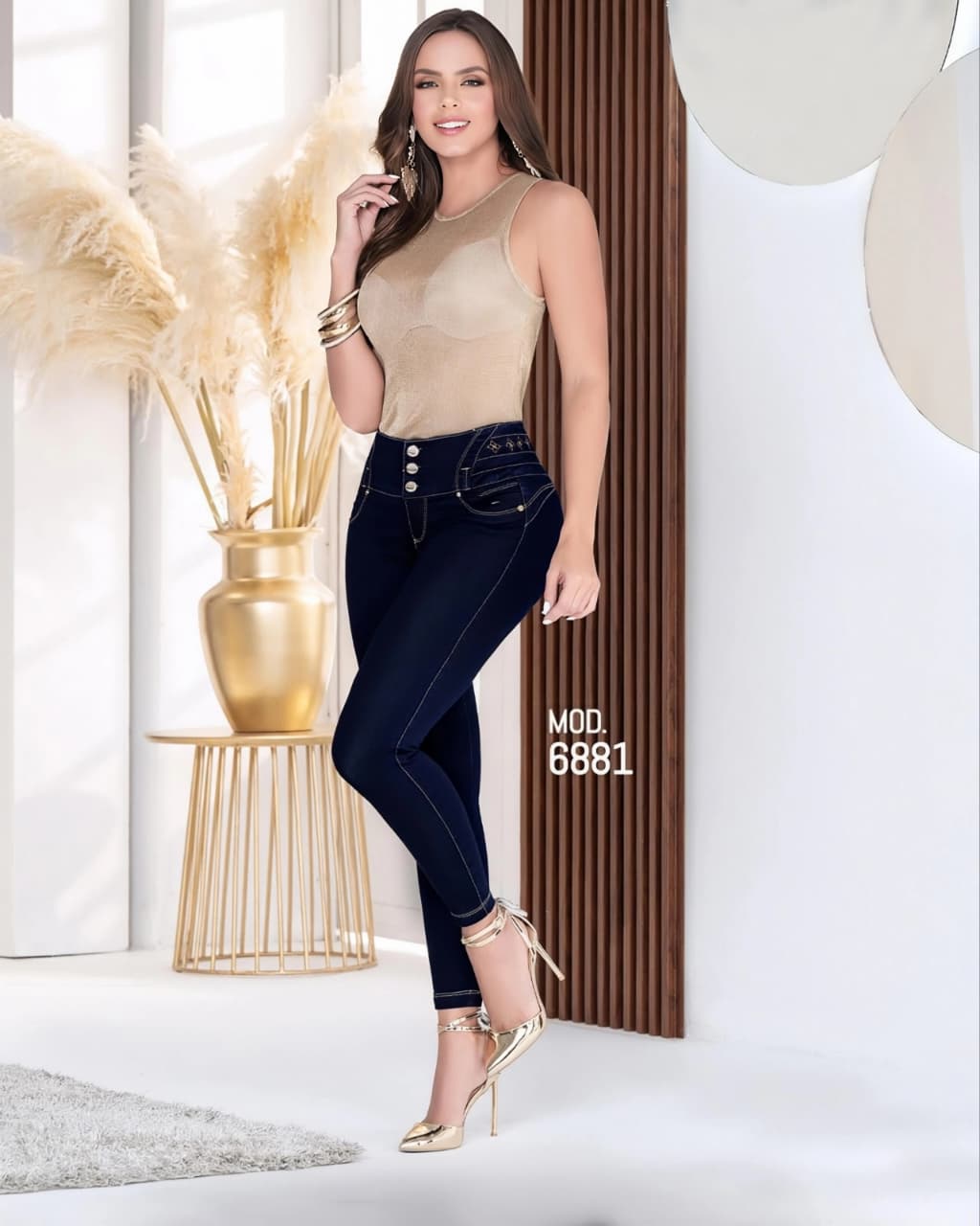 Jeans de Mezclilla - Confección Premium corte corazón - Denim Premium