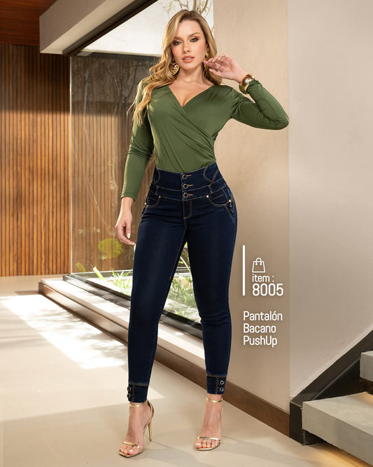 Jeans de Mezclilla - Confección Premium corte corazón - Denim Premium