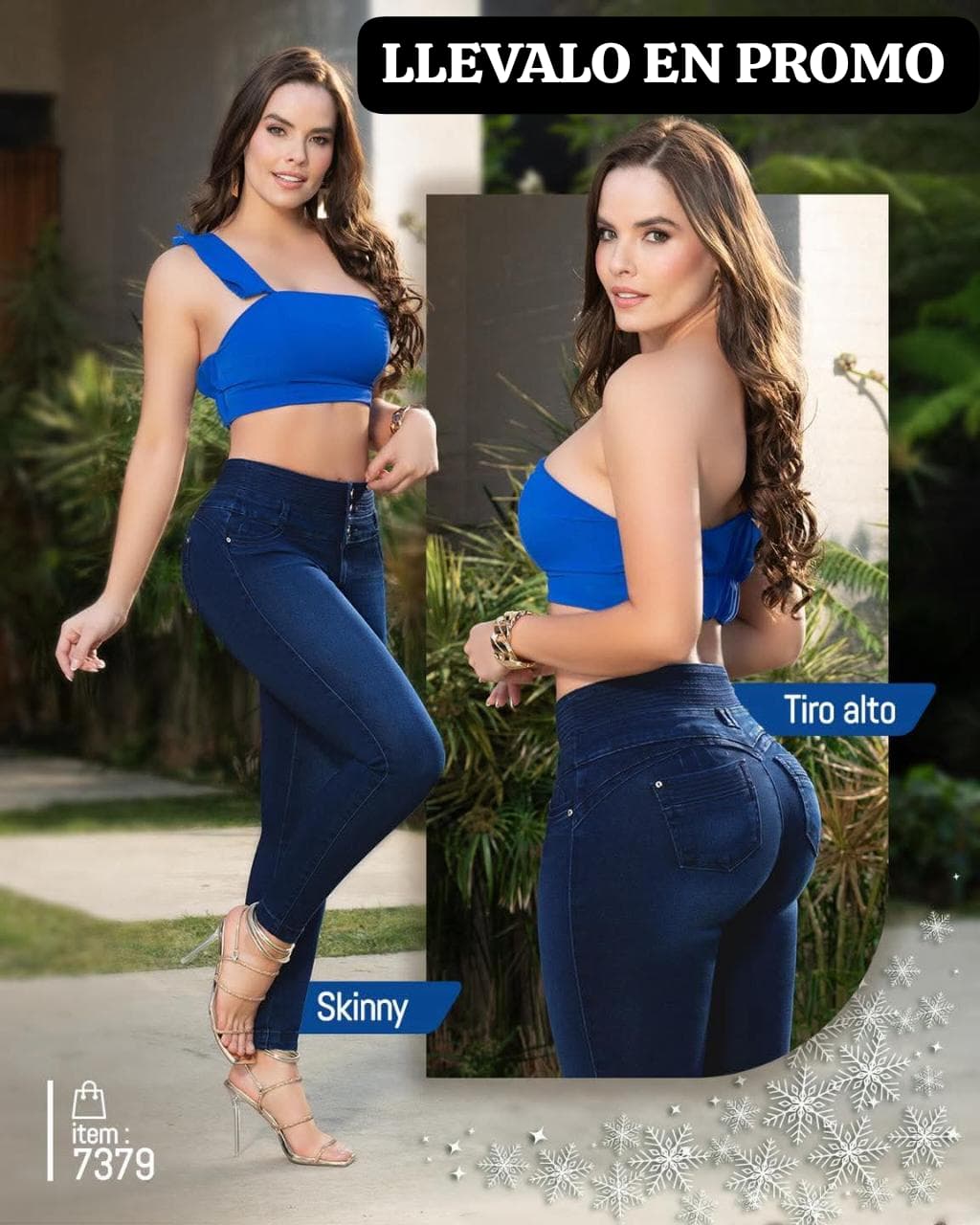Jeans de Mezclilla - Confección Premium corte corazón - Denim Premium