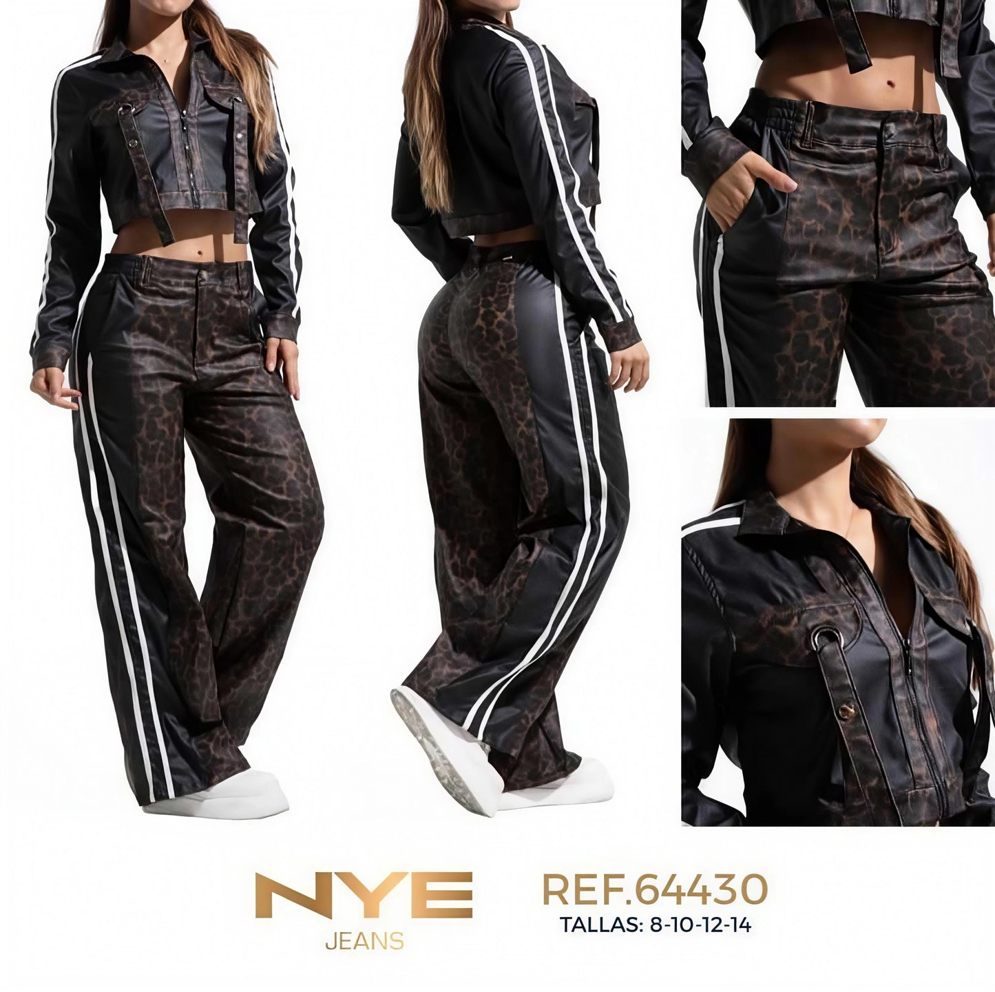 Conjunto Chaqueta pantalón Tela Tigre Niger- Ultra Premium