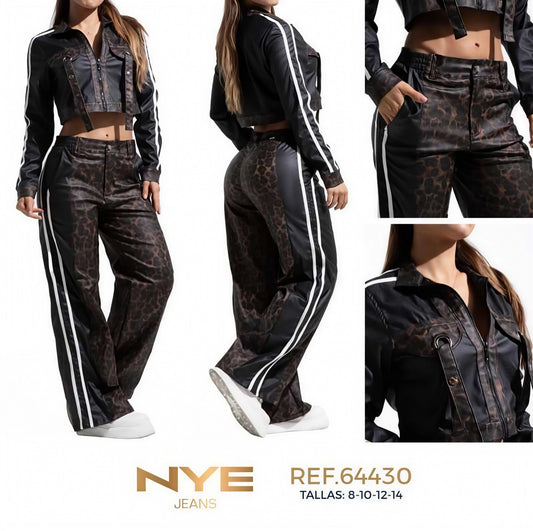 Conjunto Chaqueta pantalón Tela Tigre Niger- Ultra Premium