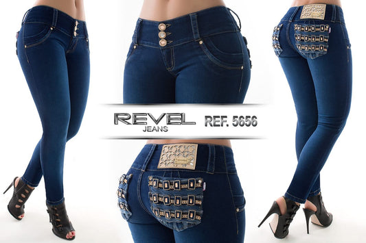 Jean Ultra Premium Bordado y Pedrería.