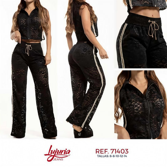 Conjunto Blusa + Pantalón Tela - Ultra Premium