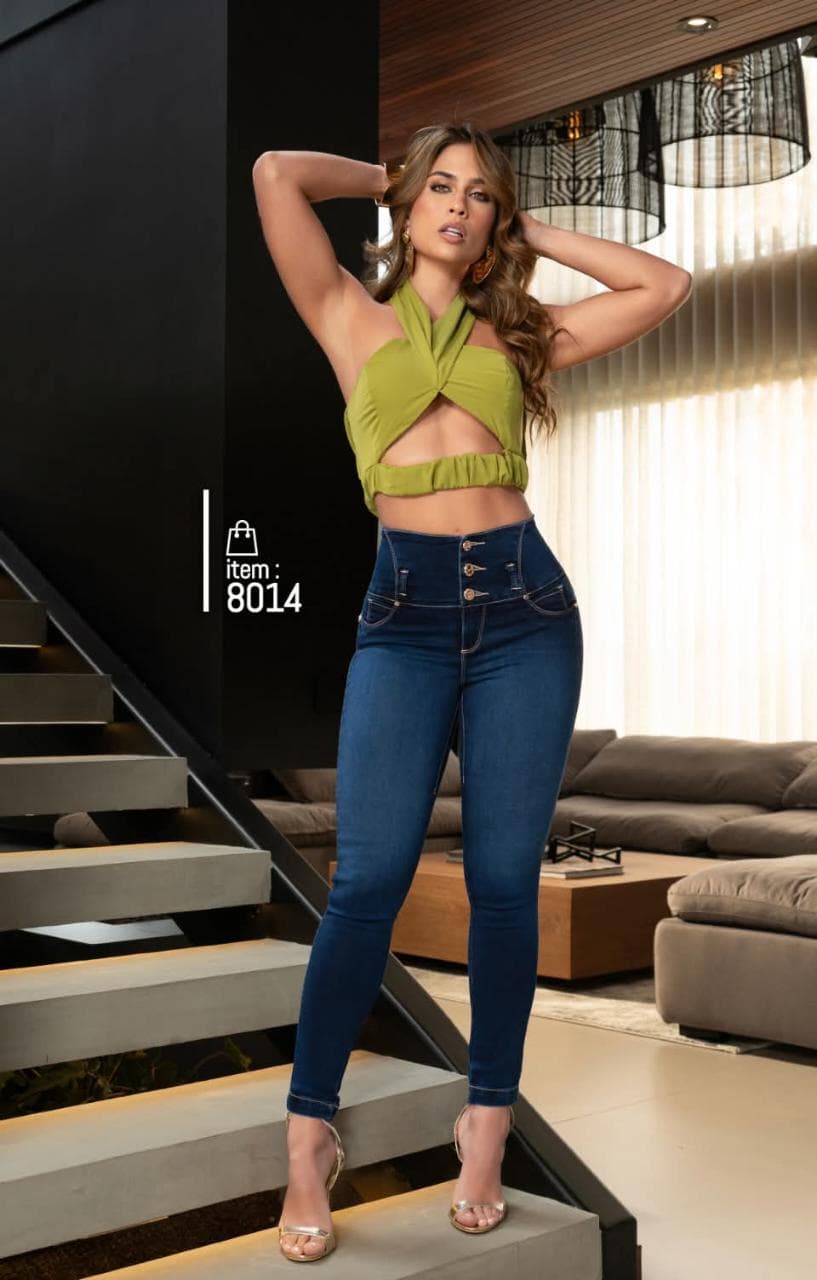 Jeans de Mezclilla - Confección Premium corte corazón - Denim Premium