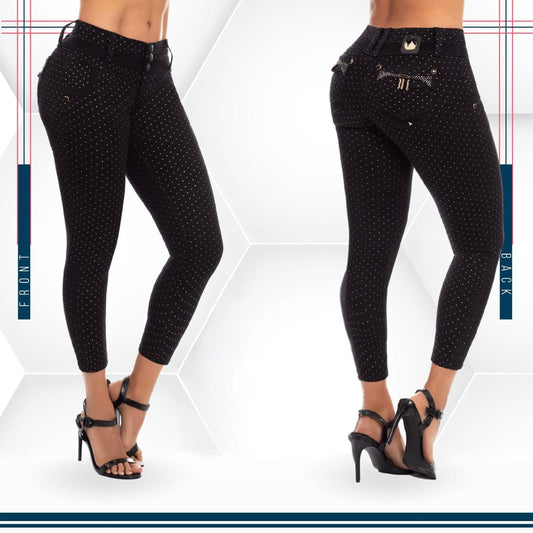 Jean Ultra Premium Bordado con acabado de Lujo.
