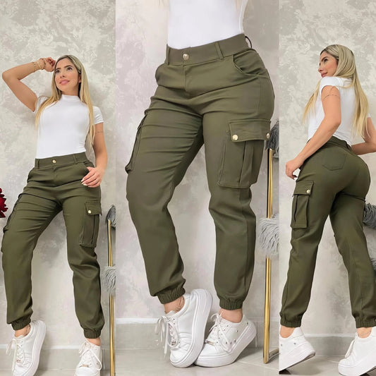 Pantalón Cargo Tela