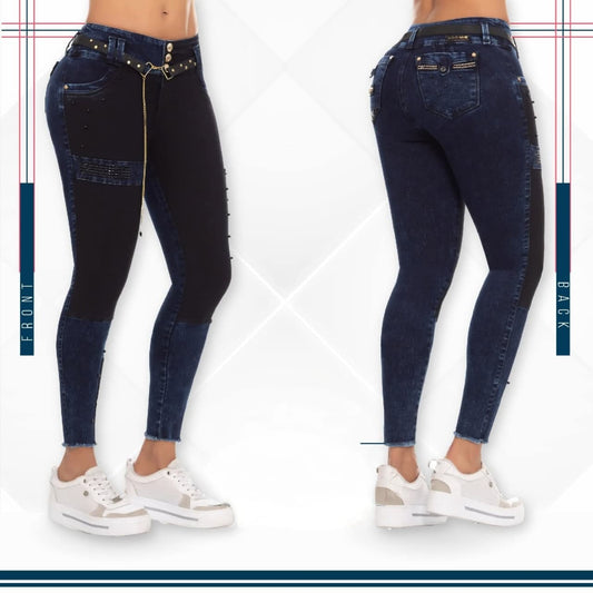 Jean Ultra Premium Bordado, con acabado de Lujo.