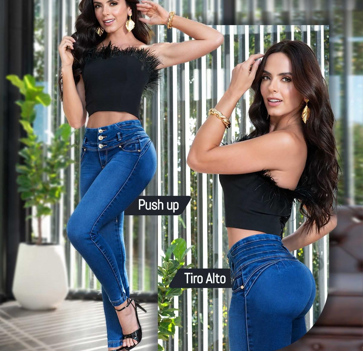 Jeans de Mezclilla - Confección Premium corte corazón - Denim Premium