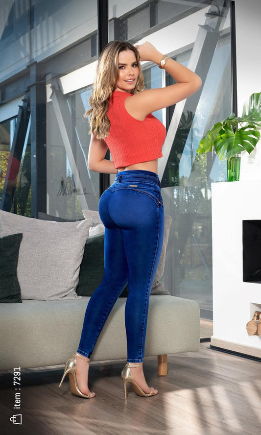 Jeans de Mezclilla - Confección Premium corte corazón - Denim Premium