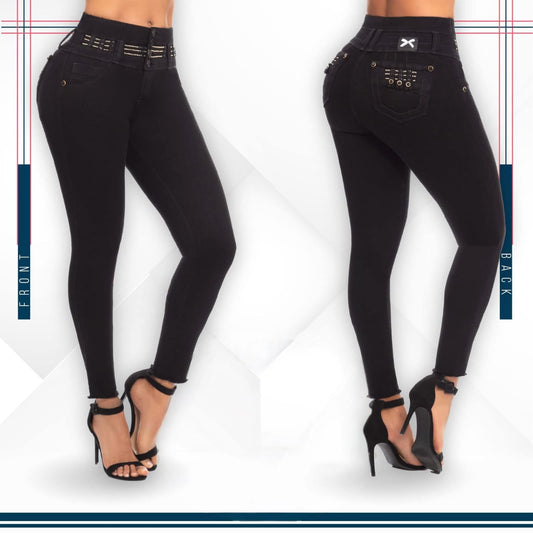 Jean Ultra Premium Bordado con acabado de Lujo.
