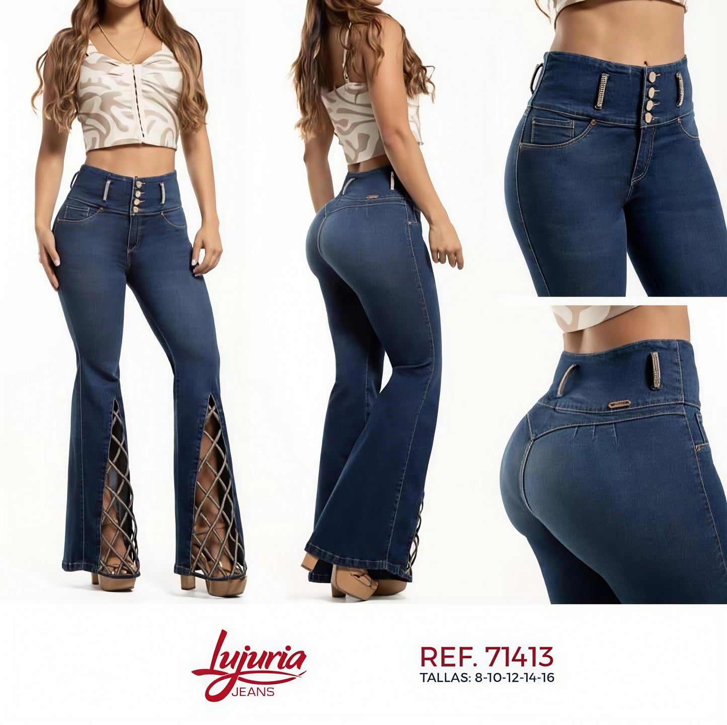 Pantalón Mezclilla. Acabado de Lujo - Ultra Premium