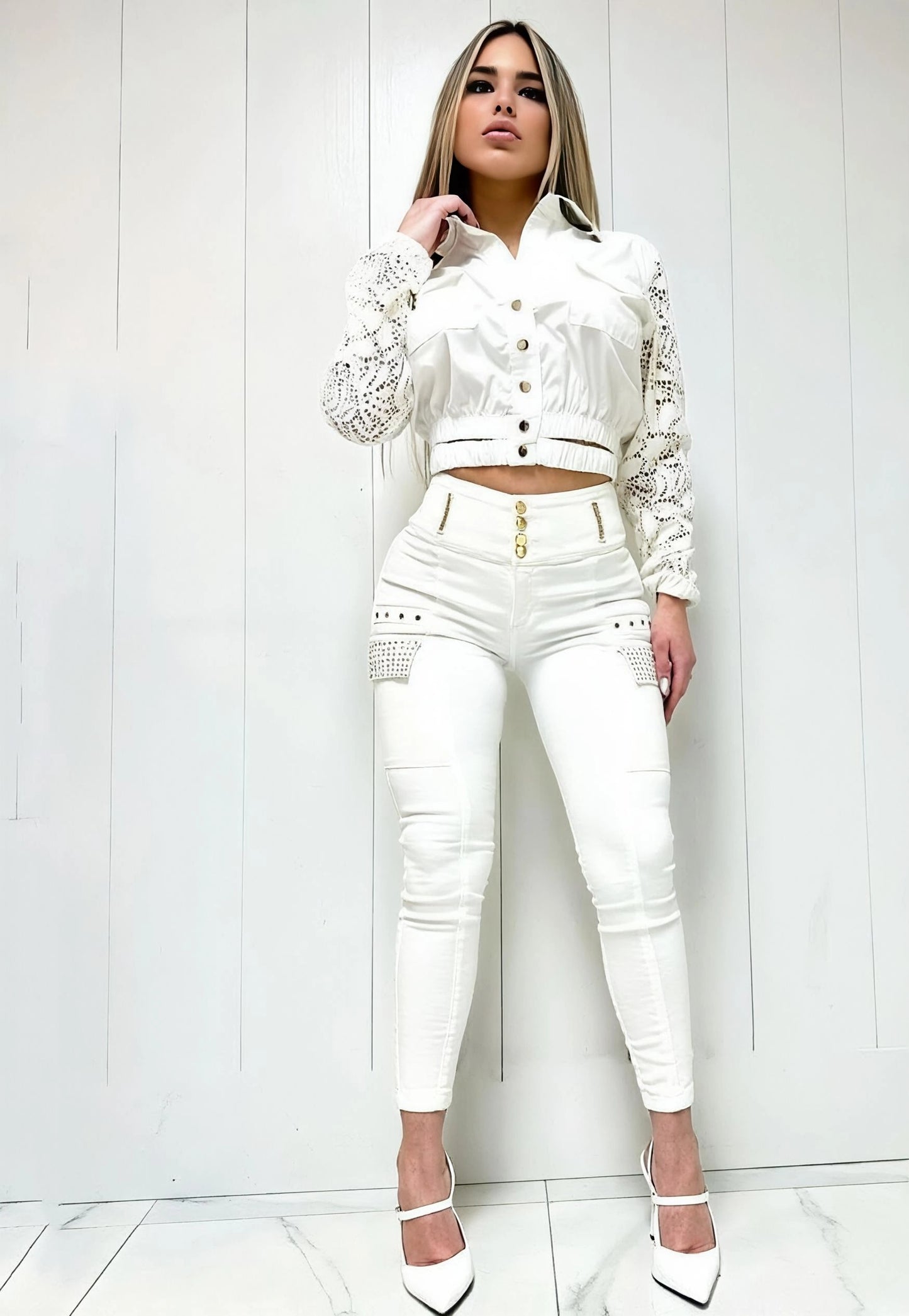 Conjunto Pantalón Cargo + Blusa 2 Piezas