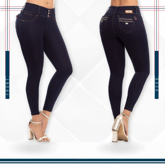 Jean Ultra Premium Bordado, con acabado de Lujo.