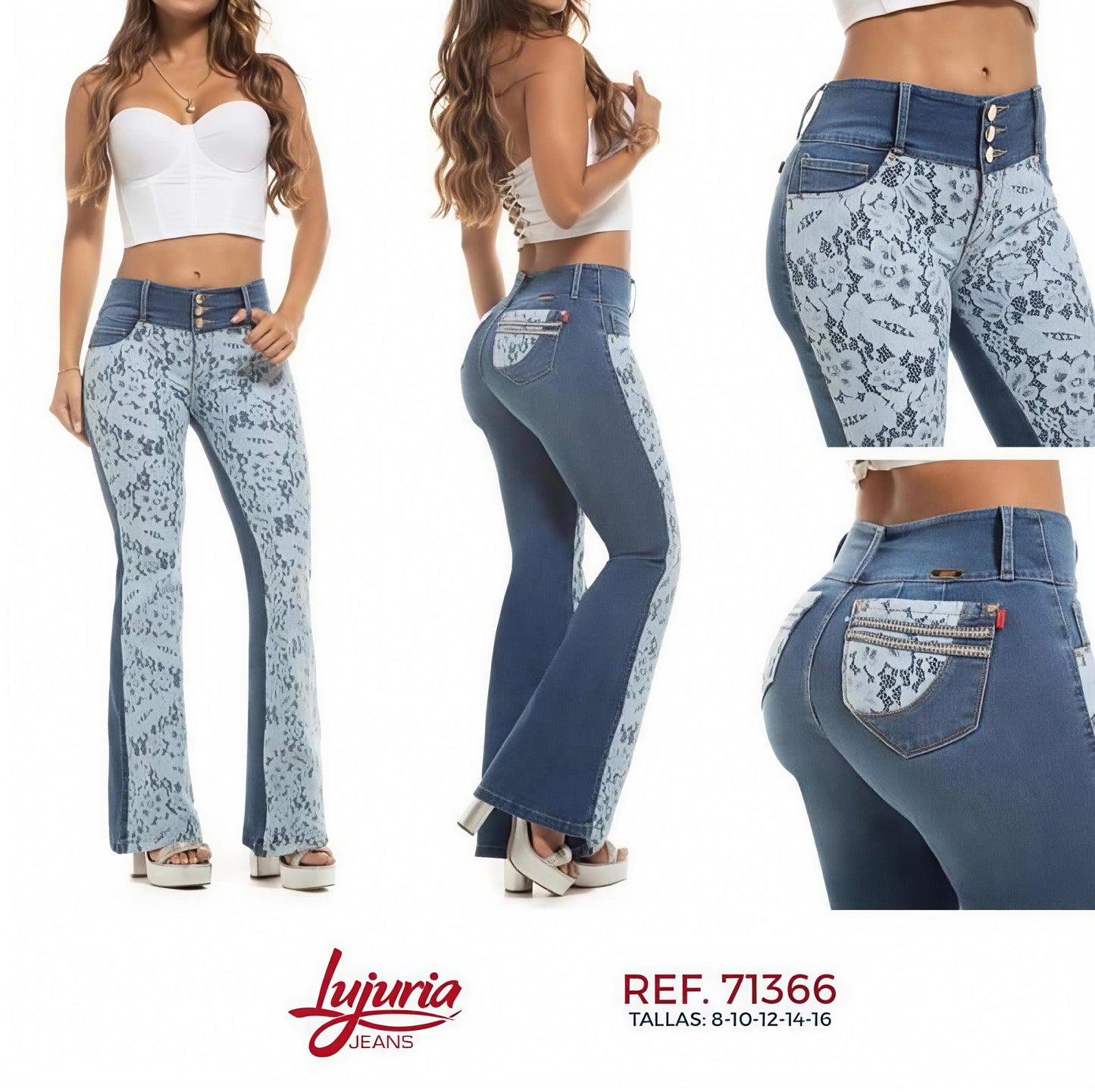 Pantalón Mezclilla. Acabado de Lujo - Ultra Premium