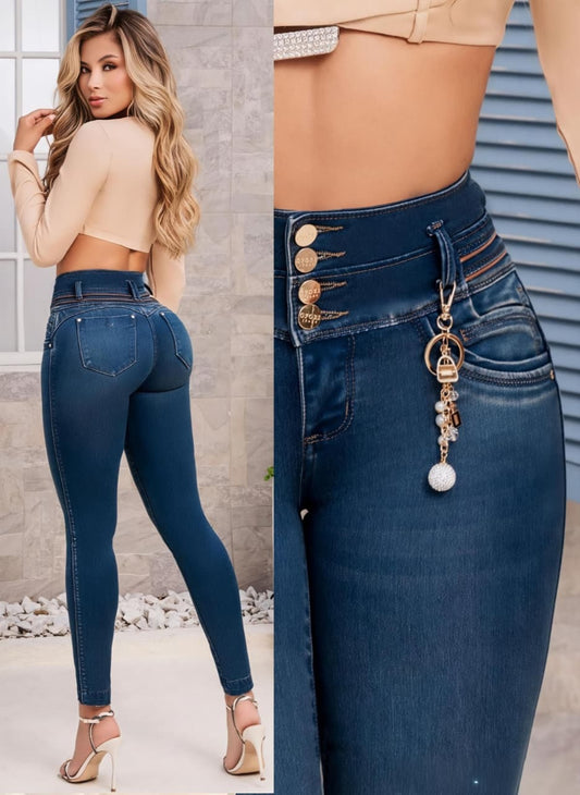 Jeans de Mezclilla - Confección Premium corte corazón - Denim Premium