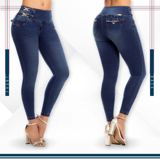 Jean Ultra Premium Bordado, con acabado de Lujo.