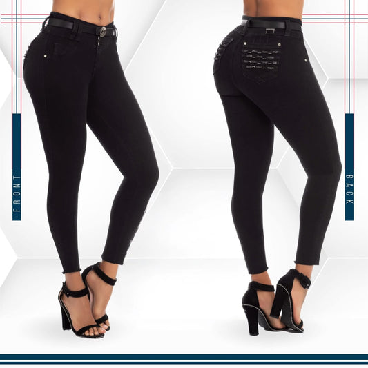 Jean Ultra Premium Bordado con acabado de Lujo.