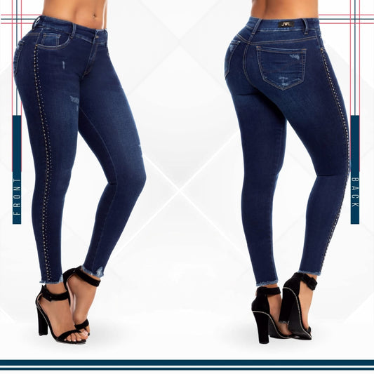 Jean Ultra Premium Bordado, con acabado de Lujo.